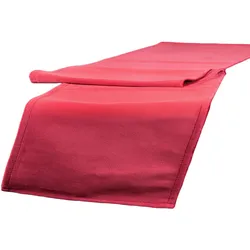 XL-TISCHLÄUFER Samt&Sonders karmin-rot 220/40 cm