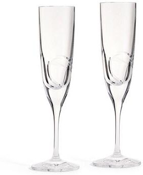 Vera Wang Wedgwood Luxe Graphite Flute, Set of 2
