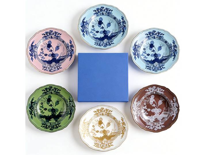 Assiette à soupe ronde en céramique de la série orientale haut de gamme, 9 pouces, assiette carrée pour steak, assiette à fruits et pâtisseries, plat décoratif pour la maison