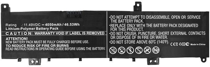 CoreParts MBXAS-BA0200 Replacement Battery for Asus N580 / N580GD, 11.49V 4050mAh 47Wh Li-Pol