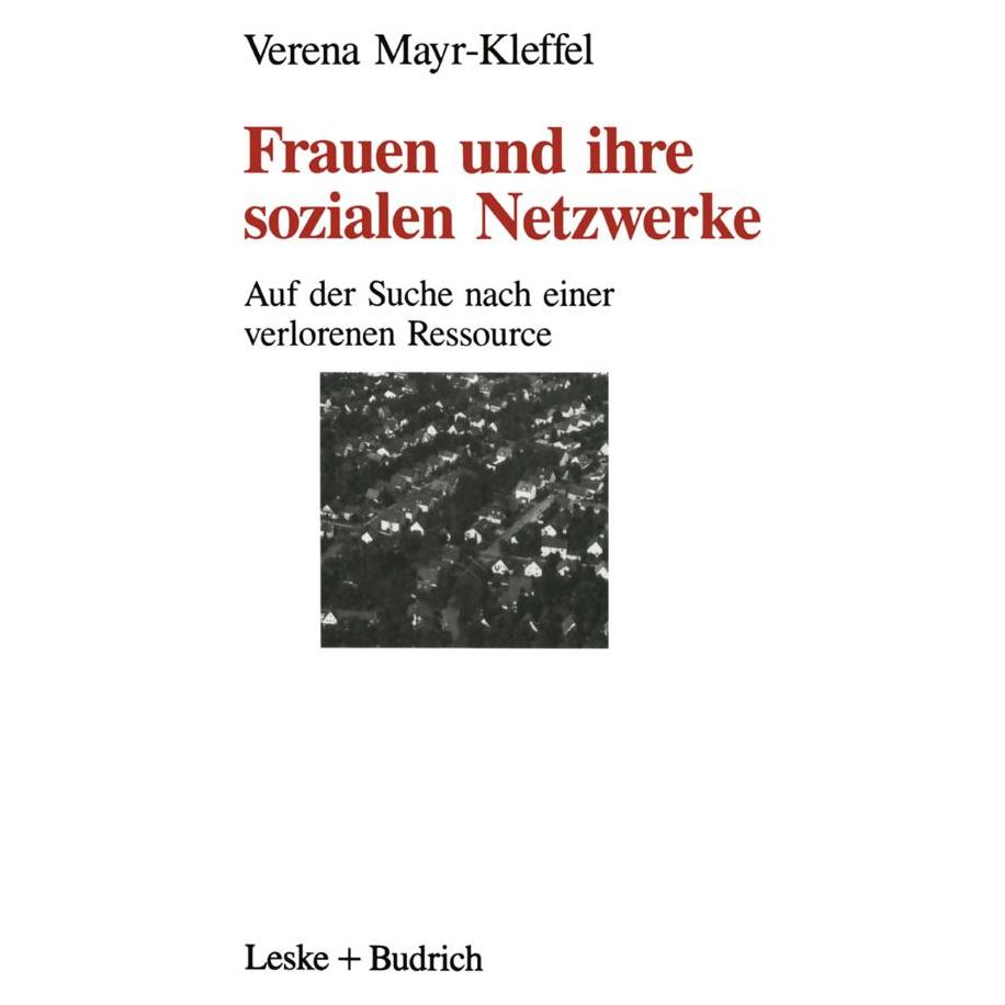 VS Frauen und ihre sozialen Netzwerke (Deutsch, Softcover, Verena Mayr-Kleffel) (53436841)