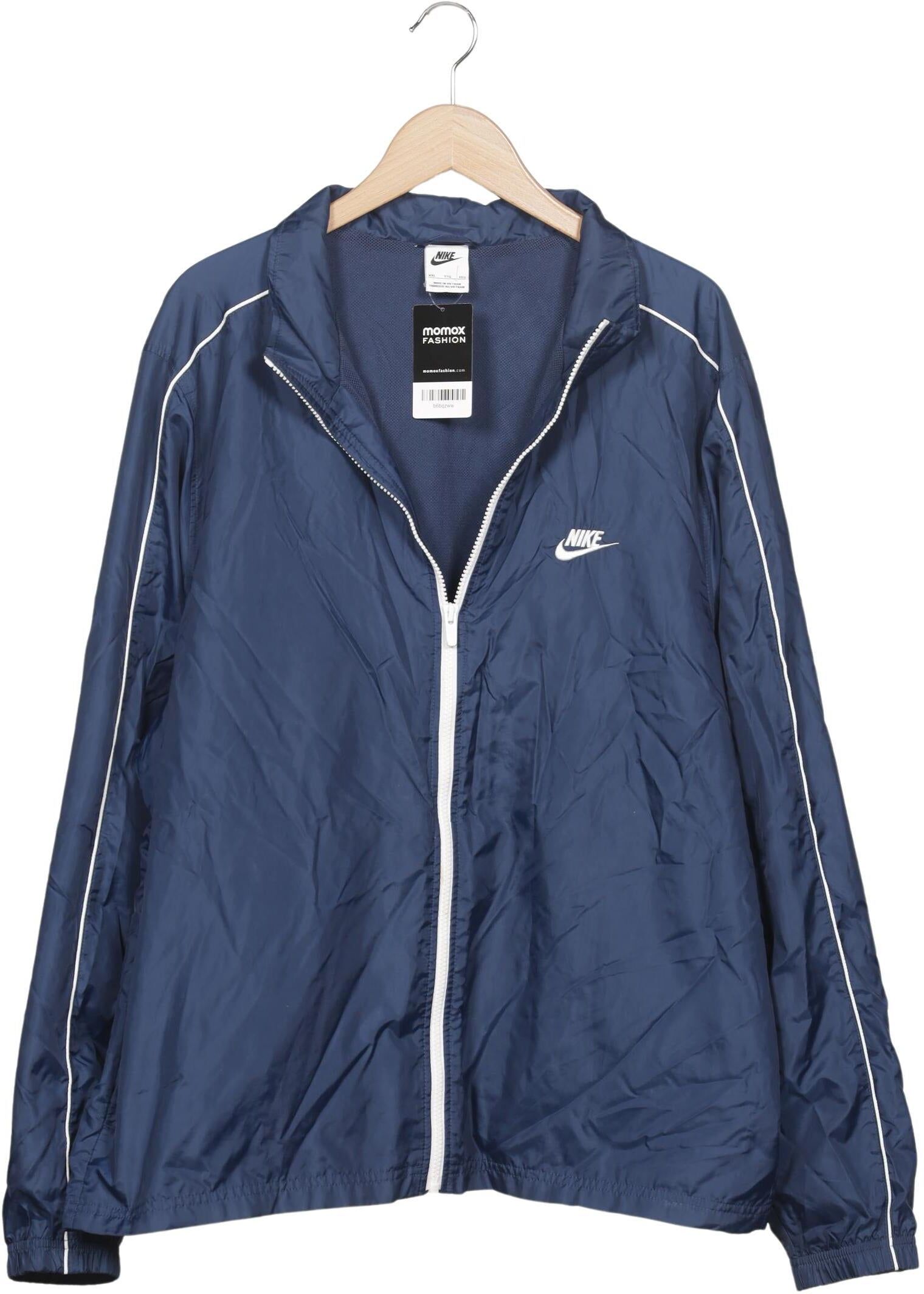 Nike Herren Jacke, Marineblau, Gr. Xxl, Synthetik - Second Hand