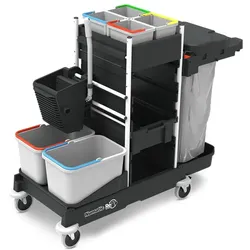 Numatic Reinigungswagen ProCar 7G Black (SM1), Reinigungsutensil, Schwarz