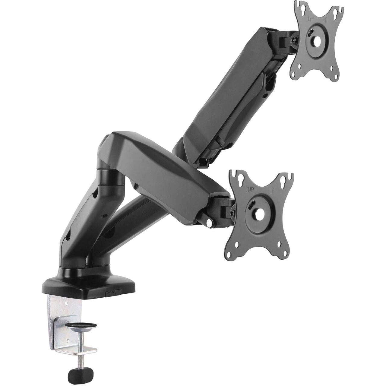 Equip Tischhalterung 17"-32" LCD VESA f. 2 Monitore Gasfeder