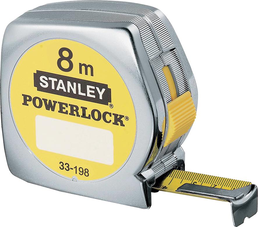 STANLEY Taschenbandmaß Powerlock, Kunststoff