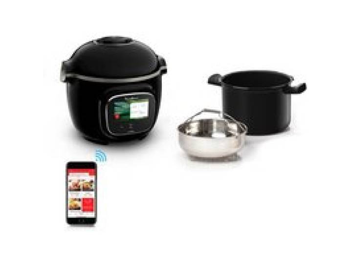 Moulinex Cookeo Touch Wifi Multicuiseur Intelligent 250 recettes Rapide 6 L 6 personnes noir CE902800