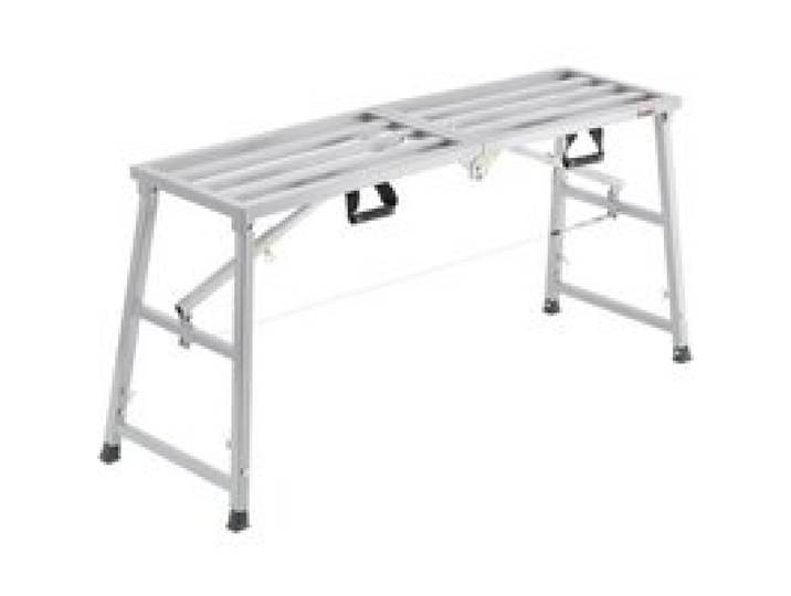 VEVOR Plateforme de Travail Échafaudage Pliant Portable 700/850/1000/1150 mm Acier Allié, Capacité de Charge 360 kg, Pieds Antidérapants, Tabouret de Peinture pour Cloisons Sèches, Nettoyage, Lavage