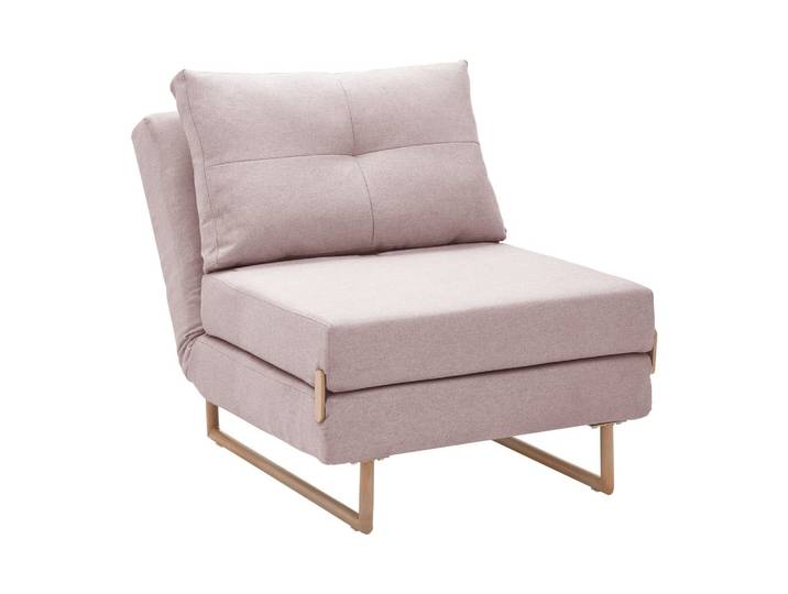 Schlafsessel Malic Rosa Webstoff