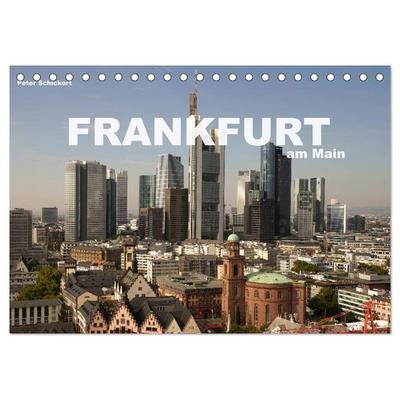 Frankfurt am Main (Tischkalender 2026 DIN A5 quer), CALVENDO Monatskalender