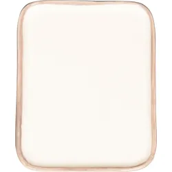 Lido Rim Snack-Teller 11 x 14 cm beige
