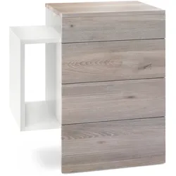 NACHTTISCH Queens Front in Eiche Nordic