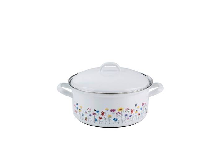 Riess Kasserolle Flora, Metall, 2 l, 9.2 cm, backofengeeignet,backofengeeignet, Kochgeschirr, Töpfe, Kasserollen