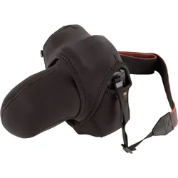 Walimex Protection Cover L - Schutzhülle für Kamera - Neopren - Grau, Schwarz