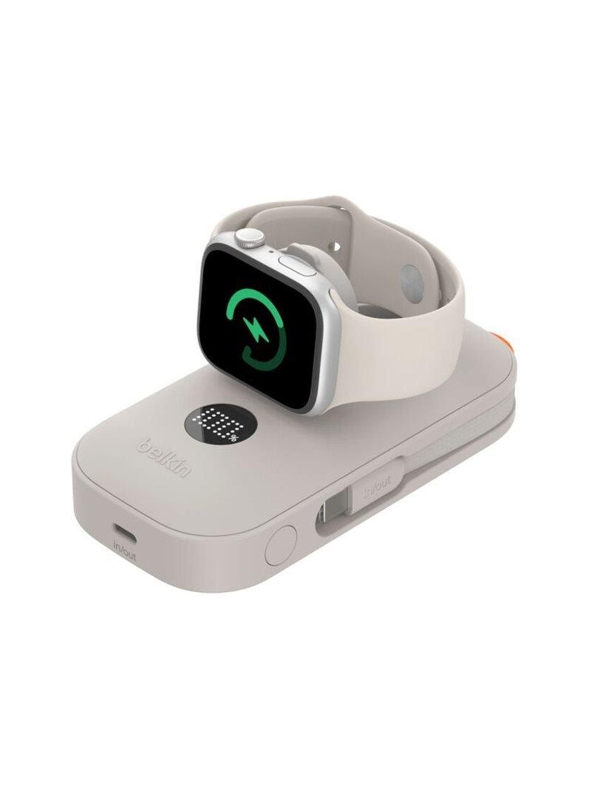 Belkin BoostCharge Pro power bank - with apple watch charger - 2 x USB-C - 45 Watt - 10000 mAh