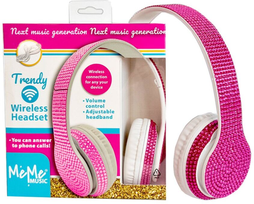 Cuffie microfono bluetooth MeMe Music NXT601582 TRENDY Pink e White