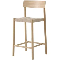&Tradition Betty TK12 Barhocker, höhe 65 cm, eiche natur / gewebe natur