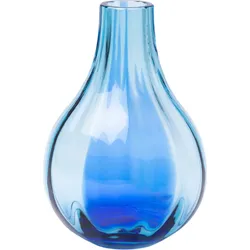 Iris Vase, blau