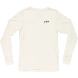 Devold Classic Script Damen Langarmshirt white S