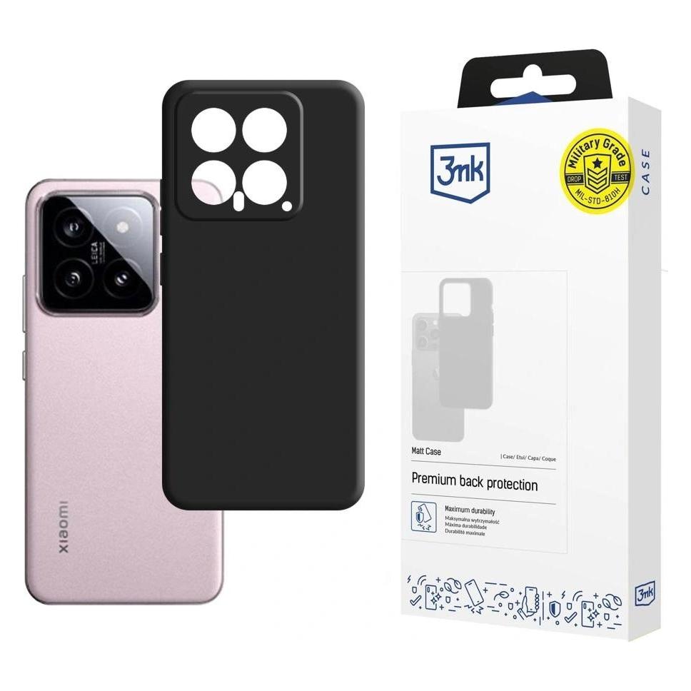 3MK Matt Case Xiaomi 14 czarny/black (Xiaomi 14) (1637320834)