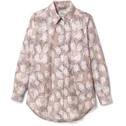 Nah/Studio Longbluse - Baumwolle - Gr. 40 - print
