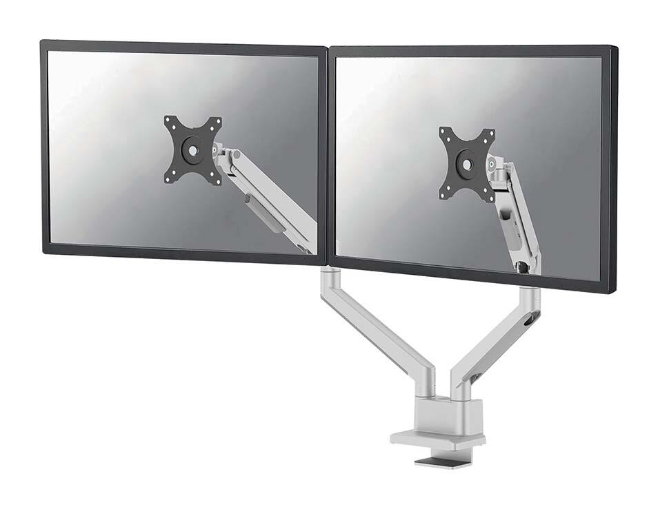 Neomounts NEXT Slim DS70-250SL2 vollbewegliche Tischhalterung für 17-32" Bildschirme - Silber