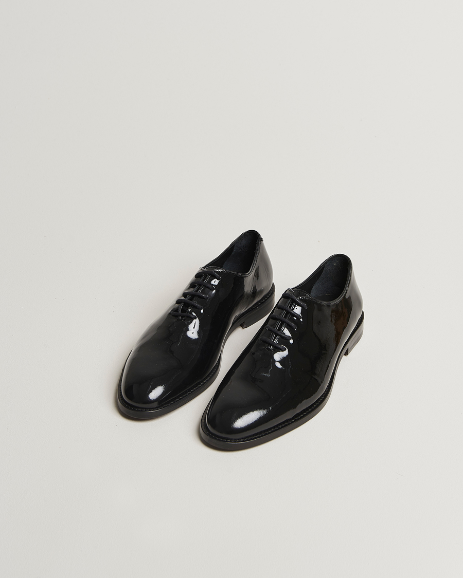 Myrqvist Drottningholm Patent Shoe Black men EU40 Sort