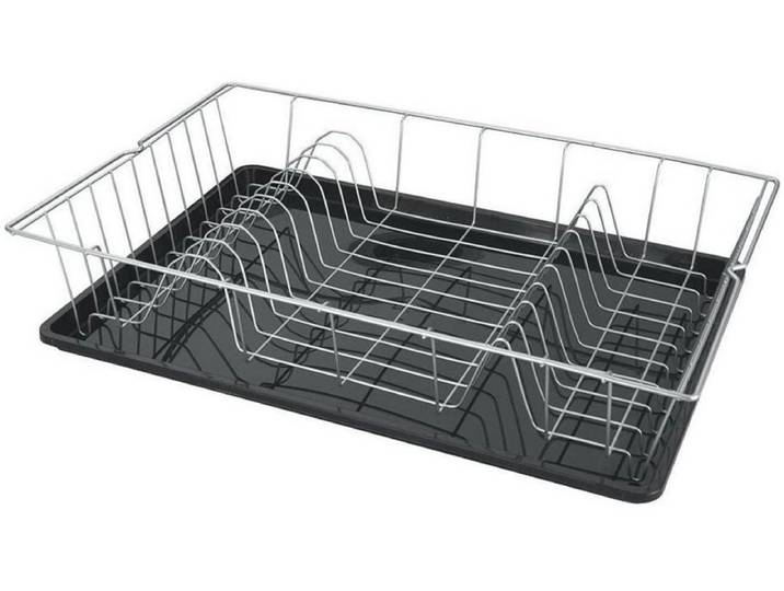Metaltex - Colonia - Afdruiprek met Lekbak - Afdruiprek - Afwasrek - 48x30 cm - Polytherm Coating
