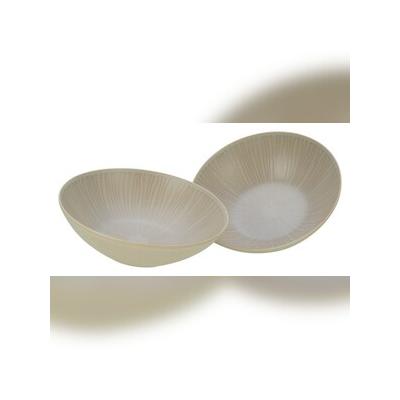 CreaTable Vesuvio Sand Schüssel 2-tlg Steinzeug