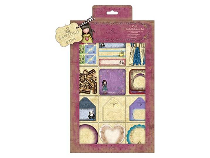 Santoro Gorjuss Craft Embellishments, meerkleurig, eenheidsmaat