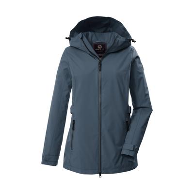 Funktionsjacke "GS 114 WMN JCKT", Damen, Gr. 38, dunkelblau, Oberseite: 100% Polyester.Rückseite: 100% Polyester.Futter: 100% Polyester.Futter 2:, G.I.G.A. DX BY KILLTEC, Jacken Funktionsjacke, Atmungsaktiv, winddicht, wasserabweisend, Teflon EcoElite™