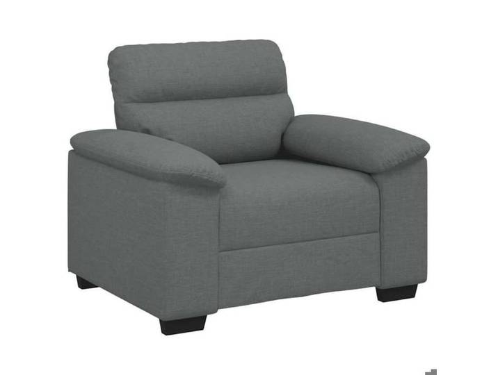 Meuble Déco - Fauteuil Adulte(1pc) - Design ergonomique - pour salon - gris foncé 100x8（1pc）84 cm tissu luf2923245