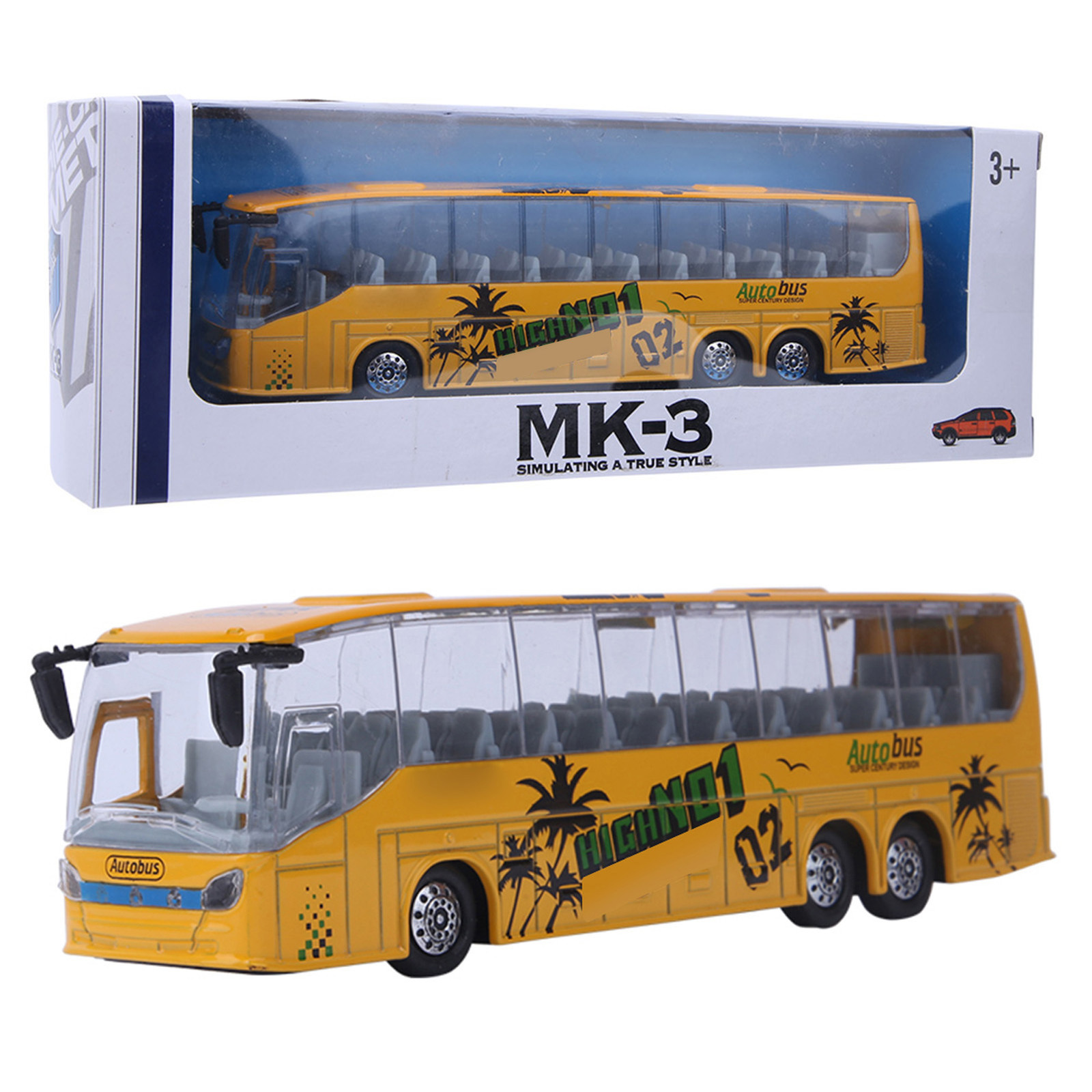 Cocosity Speelgoedbus van metaal voor kinderen