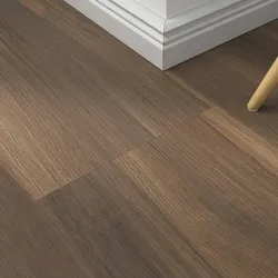 Klebe-Vinyl Cool Walnut Dark – inkl. Dämmung & Fußleisten