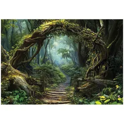 FOTOTAPETE 3D Effekt Wald Natur 150x105