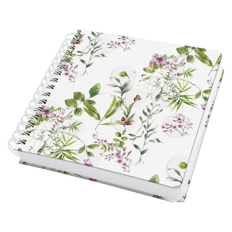 Jolie JQ101 Spiral-Notizbuch, Fairytale Garden, ca. A5 quadratisch, blanko (A5, Blanko, Harter Einband) (JQ101)