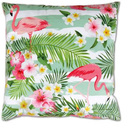 Bestlivings Kissenhülle Fotodruck 40x40 Flamingos ohne Füllung