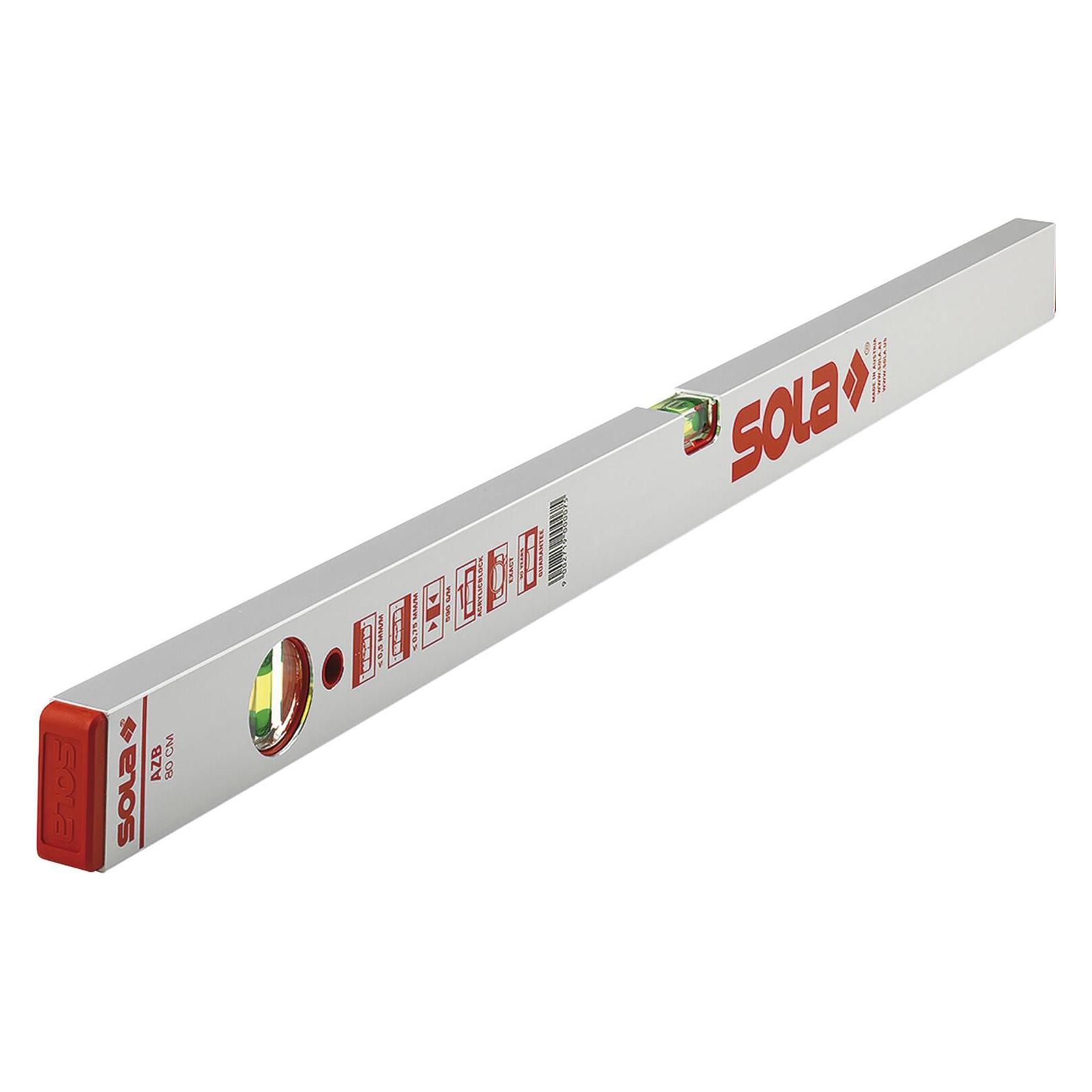 Sola Messwerkzeuge Wasserwaage AZB 120 cm Aluminium silber 0,5 mm/m 0,50 mm/m (120 cm) (01011401)