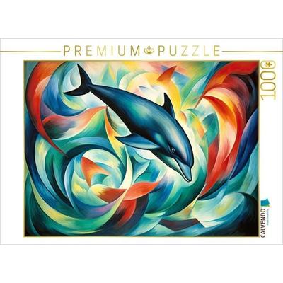 CALVENDO Puzzle Delfin | 1000 Teile Lege-Größe 64x48cm Foto-Puzzle für glückliche Stunden, Game von , Calvendo Puzzle