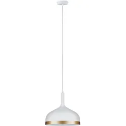 Paulmann Neordic Pendelleuchte Embla  E27   max. 20W Weiß matt Gold dimmbar Metall 79628