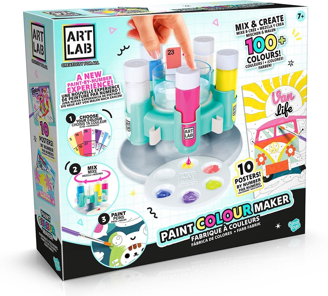 Canal Toys Fabrica de Pinturas de Colores .