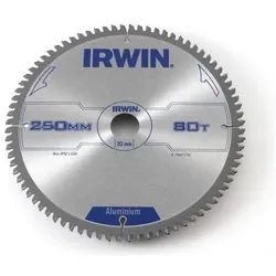 Irwin, Sägeblatt, IRW1907778 250 x 30 mm 80Teeth Professional Kreissägeblatt Aluminium