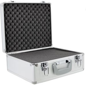 Alumaxx Transportkoffer 45136 Stratos II aus Aluminium, abschließbar, mit Schaumstoff, 39,5 x 16,5 x 32cm