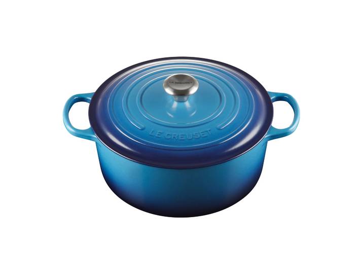Le Creuset Le Creuset Signature runder Topf 6,7 l Azure blue