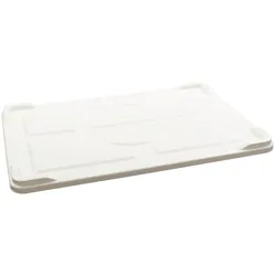 GVK ECO 1x Deckel für Teig- und Pizzaballenbehälter 60x40 cm in Weiß