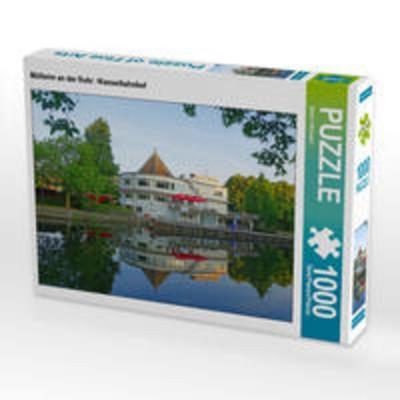 CALVENDO Puzzle Mülheim an der Ruhr: Wasserbahnhof 1000 Teile Lege-Größe 64 x 48 cm Foto-Puzzle Bild von Bernd Hermann