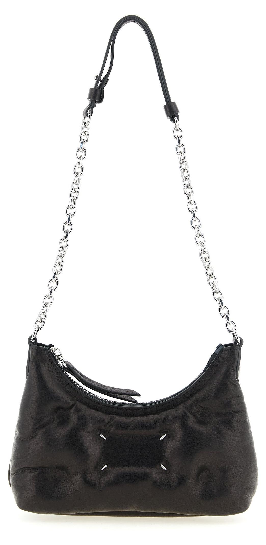 Maison Margiela Umhaengetasche aus Leder in Schwarz SB1WG0021P8840T8013