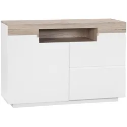 SCHRANK Sideboard Weiß Marlin