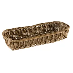 APS ECONOMIC Besteckständer/ Besteckbehälter, Polypropylen, 27 x 10 cm, H: 4,5 cm, braun, spülmaschinengeeignet