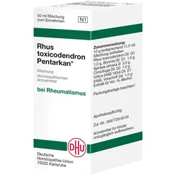 RHUS Toxicodendron Pentarkan Mischung 50 ml