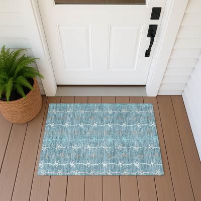 Addison Rugs Machine Washable Indoor/ Outdoor Modern Bow Stripe Chantille Rug